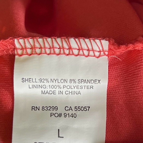 Isaac Mizrahi Lace Dress Size L Coral Pink Lined Short Sleeve Stretch Womens NEW - Picture 7 of 7